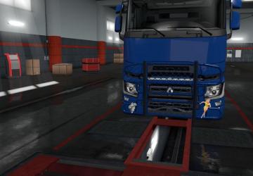 Hypro Bullbar Renault Range T version 1.2 for Euro Truck Simulator 2 (v1.35.x)