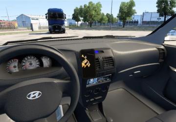 Hyundai Accent 2003 version 1.0 for Euro Truck Simulator 2 (v1.46.x)