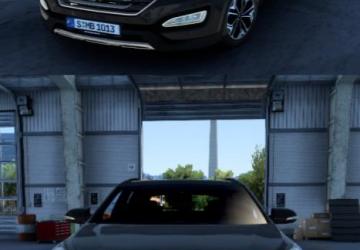Hyundai Santa Fe 2014 version 1.0 for Euro Truck Simulator 2 (v1.48.x)