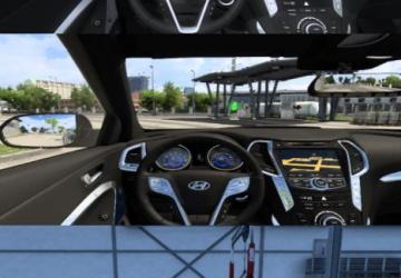 Hyundai Santa Fe 2014 version 1.0 for Euro Truck Simulator 2 (v1.48.x)