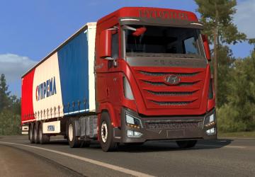 Hyundai Xcient version 0.3 for Euro Truck Simulator 2 (v1.40.x, 1.41.x)