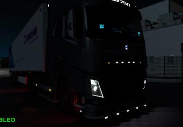 Improved light of all vehicles for weak PCs v5.0 for Euro Truck Simulator 2 (v1.40.x, - 1.43.x)