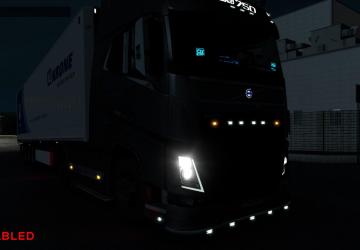 Improved light of all vehicles for weak PCs v5.1 for Euro Truck Simulator 2 (v1.44.x)