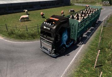 Indian Cattle Driver version 1.0 for Euro Truck Simulator 2 (v1.43.x)