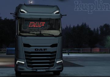 DAF XG+ Interior Euro Truck Simulator 2 version 1.0 for Euro Truck Simulator 2 (v1.41.x)