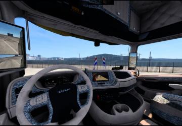 DAF XG+ Interior Euro Truck Simulator 2 version 1.0 for Euro Truck Simulator 2 (v1.41.x)