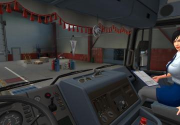 Interior for DAF 95 ATI version 1.1 for Euro Truck Simulator 2 (v1.46-1.48)