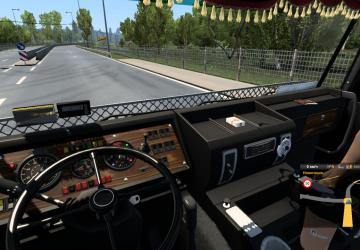 Interior for DAF F241 version 1.2 for Euro Truck Simulator 2 (v1.45-1.47)