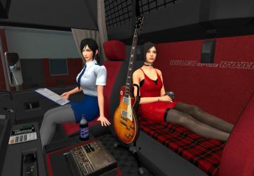 Interior for Volvo F10 F12 version 1.0 for Euro Truck Simulator 2 (v1.46-1.47)