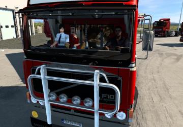 Interior for Volvo F10 F12 version 1.0 for Euro Truck Simulator 2 (v1.46-1.47)