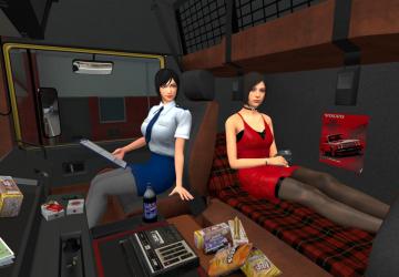 Interior for Volvo F10 F12 version 1.1 for Euro Truck Simulator 2 (v1.45-1.47)