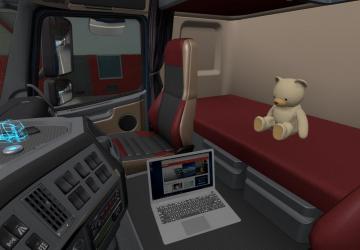 Interior for Volvo FH16 2009 version 1.1 for Euro Truck Simulator 2 (v1.45-1.48)
