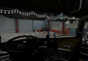 Interior for Volvo FH 16 2012 version 1.0 for Euro Truck Simulator 2 (v1.49+)