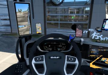 Interior Addon’s DAF XG/XG+ version 1.0 for Euro Truck Simulator 2 (v1.40.x, - 1.43.x)