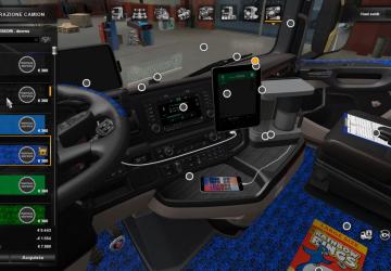 Interior Addon’s Scania NG version 1.4 for Euro Truck Simulator 2 (v1.39.x, - 1.43.x)