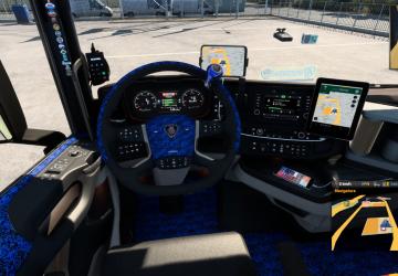 Interior Addon’s Scania NG version 1.4 for Euro Truck Simulator 2 (v1.39.x, - 1.43.x)