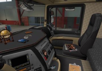 Interior «DAF» version 1.0 for Euro Truck Simulator 2 (v1.35.x, - 1.39.x)