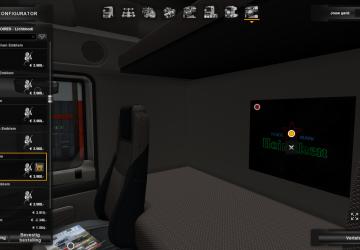 Interior Lights & Emblems version 8.5 for Euro Truck Simulator 2 (v1.40.x, - 1.43.x)
