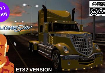 International Lonestar Reworked version 1.0 for Euro Truck Simulator 2 (v1.35.x, 1.36.x)