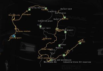 Island in the Atlantic version 1.0 for Euro Truck Simulator 2 (v1.39.x)