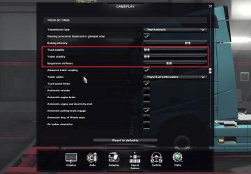 Ista Physics version 2.0 for Euro Truck Simulator 2 (v1.35.x)