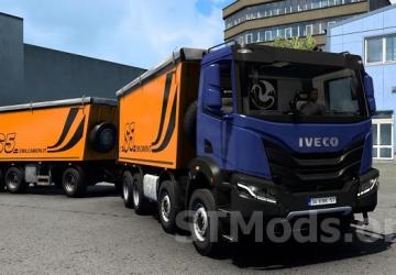 Iveco T-Way + Trailers version 3.1.1 for Euro Truck Simulator 2 (v1.54.x)