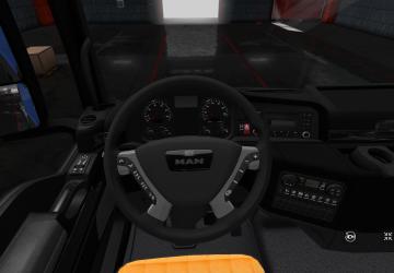 MAN TGX Euro 6 Interior Mod by MADster version 1.0 for Euro Truck Simulator 2 (v1.35.x, 1.36.x)