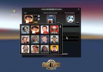 Altered Driver Photos Caricature and Normal v5.0 for Euro Truck Simulator 2 (v1.35.x)