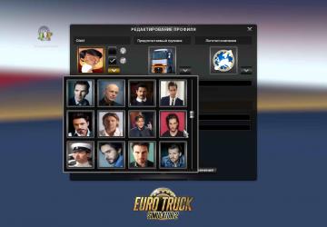 Altered Driver Photos Caricature and Normal v5.0 for Euro Truck Simulator 2 (v1.35.x)