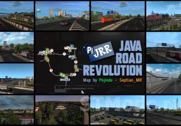 Map JRR Indonesia Map version 0.60a for Euro Truck Simulator 2 (v1.47.x)