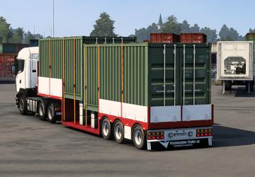 JS Well-Trailer Flatbed version 1.0 for Euro Truck Simulator 2 (v1.40.x, 1.41.x)