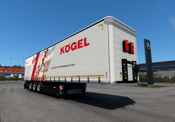 Kögel Trailers by Dotec version 1.03 (14.11.21) for Euro Truck Simulator 2 (v1.40.x, - 1.43.x)