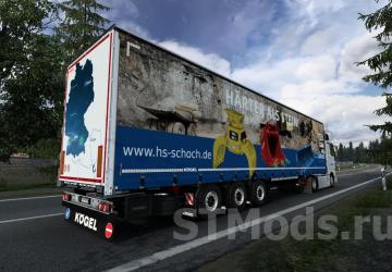 Kögel Trailers by Dotec version 1.07 for Euro Truck Simulator 2 (v1.46.x, 1.47.x)