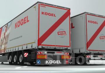 Kögel Trailers by Dotec version 1.07 for Euro Truck Simulator 2 (v1.46.x, 1.47.x)