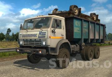 Kamaz-4310 version 1.6 for Euro Truck Simulator 2 (v1.44.x, 1.45.x)