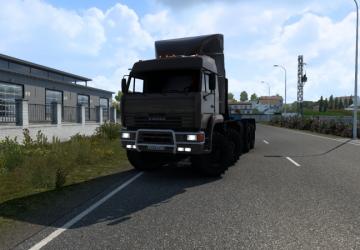 Kamaz 6460/65221 version 1.0 (03.12.21) for Euro Truck Simulator 2 (v1.42.x)