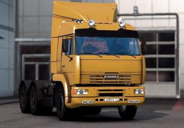 Kamaz 6460/65221 version 1.0 (03.12.21) for Euro Truck Simulator 2 (v1.42.x)
