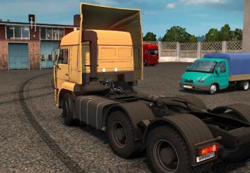 Kamaz 6460/65221 version 9.0 for Euro Truck Simulator 2 (v1.54.x)