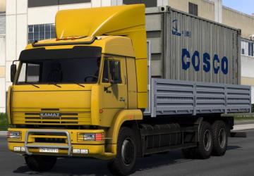 Kamaz 6460/65221 version 9.0 for Euro Truck Simulator 2 (v1.54.x)
