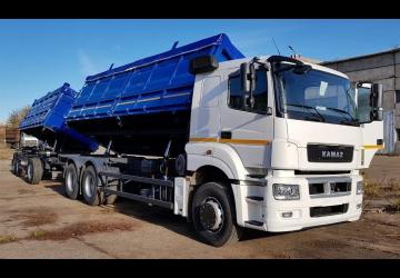 Kamaz 65207 + Trailer version 1.0 for Euro Truck Simulator 2 (v1.35.x, 1.36.x)