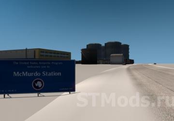 Antarctica Map version 04.07.25 for Euro Truck Simulator 2 (v1.55.x)