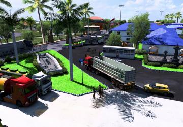 Bali Map version 2.3 for Euro Truck Simulator 2 (v1.36.x, - 1.40.x)
