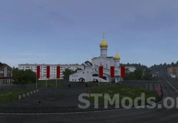 Addon Map for Rusmap - More Russia Map version 4.1 Fix for Euro Truck Simulator 2 (v1.54.x)