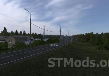 Addon Map for Rusmap - More Russia Map version 4.1 Fix for Euro Truck Simulator 2 (v1.54.x)