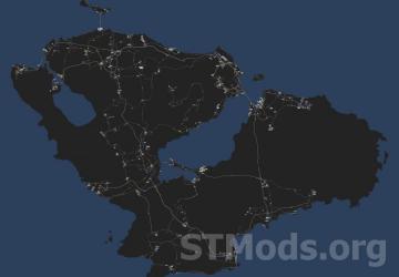 Map Grand Utopia Map version 1.14.5 for Euro Truck Simulator 2 (v1.45.x, 1.46.x)