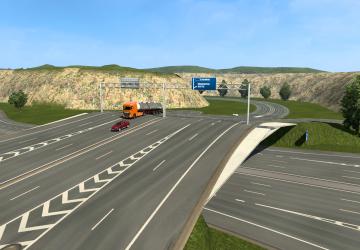 Map Truckers 2 Game World Map version 1.4 for Euro Truck Simulator 2 (v1.38.x)