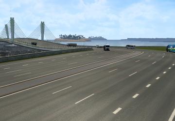 Map Truckers 2 Game World Map version 1.4 for Euro Truck Simulator 2 (v1.38.x)