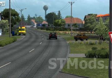 MajooouMap Czech Map version 2.6 for Euro Truck Simulator 2 (v1.48.x)