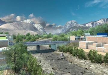 Peru Roads Map version 1.0 for Euro Truck Simulator 2 (v1.43)