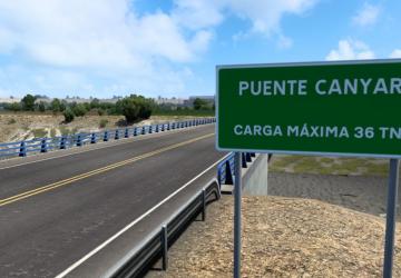 Peru Roads Map version 1.0 for Euro Truck Simulator 2 (v1.43)